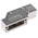 MH Connectors MHDCMR Series Zinc Right Angle D Sub Backshell, 15 Way, Strain Relief