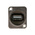 RS PRO Straight, Panel Mount, Socket Type A to B 2.0 USB Connector