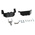 ITT Cannon DL Series Thermoplastic D Sub Backshell, 96 Way, Strain Relief