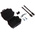MH Connectors MHDPPK-SLIM Series Polyamide D Sub Backshell, 15 Way, Strain Relief