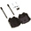 MH Connectors MHDPPK-SLIM Series Polyamide D Sub Backshell, 25 Way, Strain Relief