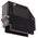 Amphenol ICC 863093C Series Thermoplastic Angled, Straight D Sub Backshell, 50 Way, Strain Relief