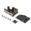 TE Connectivity Zinc Angled D Sub Backshell, 9, 15 Way