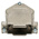 MH Connectors MHDU45 Series Zinc Angled D Sub Backshell, 15 Way, Strain Relief