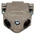 MH Connectors MHDU45 Series Zinc Angled D Sub Backshell, 15 Way, Strain Relief