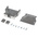 HARTING D-Sub, InduCom Series Metal Angled, Straight D Sub Backshell, 25 Way