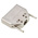 Amphenol FCI 8655MH Series Die Cast Zinc D-sub Connector Backshell, 25 Way, Strain Relief