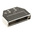Amphenol FCI 8655MH Series Die Cast Zinc D-sub Connector Backshell, 50 Way, Strain Relief