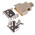 3M 103 Series ABS D Sub Backshell, 26 Way, Strain Relief