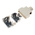 3M 103 Series ABS D Sub Backshell, 36 Way, Strain Relief