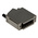 ERNI KSG 200 Series Nickel Plated Right Angle D Sub Backshell, 15 Way
