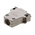 FCT from Molex FMK Series Die Cast Zinc D Sub Backshell, 15 Way, Strain Relief