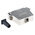FCT from Molex FMK Series Die Cast Zinc D Sub Backshell, 50 Way, Strain Relief