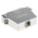 FCT from Molex FMK Series Die Cast Zinc D Sub Backshell, 50 Way, Strain Relief