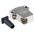 FCT from Molex FMK Series Die Cast Zinc Angled D Sub Backshell, 15 Way, Strain Relief