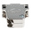 FCT from Molex FMK Series Die Cast Zinc Angled D Sub Backshell, 15 Way, Strain Relief