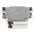 FCT from Molex FMK Series Die Cast Zinc Angled D Sub Backshell, 25 Way, Strain Relief