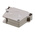 FCT from Molex FMK Series Die Cast Zinc Angled D Sub Backshell, 37 Way, Strain Relief