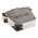FCT from Molex FMK Series Die Cast Zinc Angled D Sub Backshell, 50 Way, Strain Relief