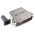 FCT from Molex FMK Series Die Cast Zinc Angled D Sub Backshell, 50 Way, Strain Relief