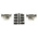 MH Connectors MHD45PK Series ABS Angled D Sub Backshell, 15 Way, Strain Relief