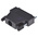 MH Connectors MHDSSK-T/P Series ABS Angled, Straight D Sub Backshell, 25 Way, Strain Relief