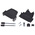 MH Connectors MHDSSK-T/P Series ABS Angled, Straight D Sub Backshell, 25 Way, Strain Relief