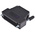 MH Connectors MHDSSK-T/P Series ABS Angled, Straight D Sub Backshell, 25 Way, Strain Relief