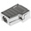 MH Connectors MHDSSK-T/M Series ABS Angled, Straight D Sub Backshell, 9 Way, Strain Relief