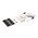 TE Connectivity ADK Series Zinc D Sub Backshell, 25 Way, Strain Relief