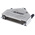 TE Connectivity ADK Series Zinc D Sub Backshell, 37 Way, Strain Relief