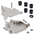 TE Connectivity AMPLIMITE Series Zinc Alloy D Sub Backshell, 25 Way