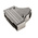 MH Connectors MHDM35 Series Zinc Angled D Sub Backshell, 25 Way, Strain Relief