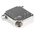 3M 3357 Series ABS Angled D Sub Backshell, 25 Way