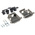 3M 3357 Series ABS Angled D Sub Backshell, 25 Way
