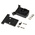 Amphenol ICC Polymer Angled, Straight D Sub Backshell, 15 Way