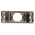 ASSMANN WSW AMET Series Zinc D Sub Backshell, 15 Way, Strain Relief