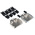 ASSMANN WSW AMET Series Zinc D Sub Backshell, 15 Way, Strain Relief