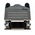 ASSMANN WSW AMET Series Zinc D Sub Backshell, 9 Way, Strain Relief