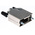 ASSMANN WSW AMET Series Zinc D Sub Backshell, 9 Way, Strain Relief