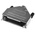 ASSMANN WSW AMET Series Zinc D Sub Backshell, 25 Way, Strain Relief