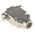 TE Connectivity AMPLIMITE Series Zinc D Sub Backshell, 15 Way
