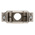 TE Connectivity AMPLIMITE Series Zinc D Sub Backshell, 15 Way