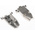 TE Connectivity AMPLIMITE Series Zinc D Sub Backshell, 9 Way