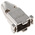 TE Connectivity AMPLIMITE Series Zinc D Sub Backshell, 9 Way
