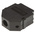 TE Connectivity HD20 Series ABS D Sub Backshell, 25 Way, Strain Relief
