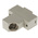 Harting D-sub Series Polymer Right Angle D Sub Backshell, 15 Way, Strain Relief
