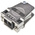 HARTING D-sub Series Metal Right Angle D Sub Backshell, 9 Way, Strain Relief