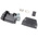 MH Connectors MHED Series Thermoplastic Angled, Straight D Sub Backshell, 15 Way, Strain Relief