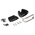 MH Connectors MHED Series Thermoplastic Angled, Straight D Sub Backshell, 9 Way, Strain Relief